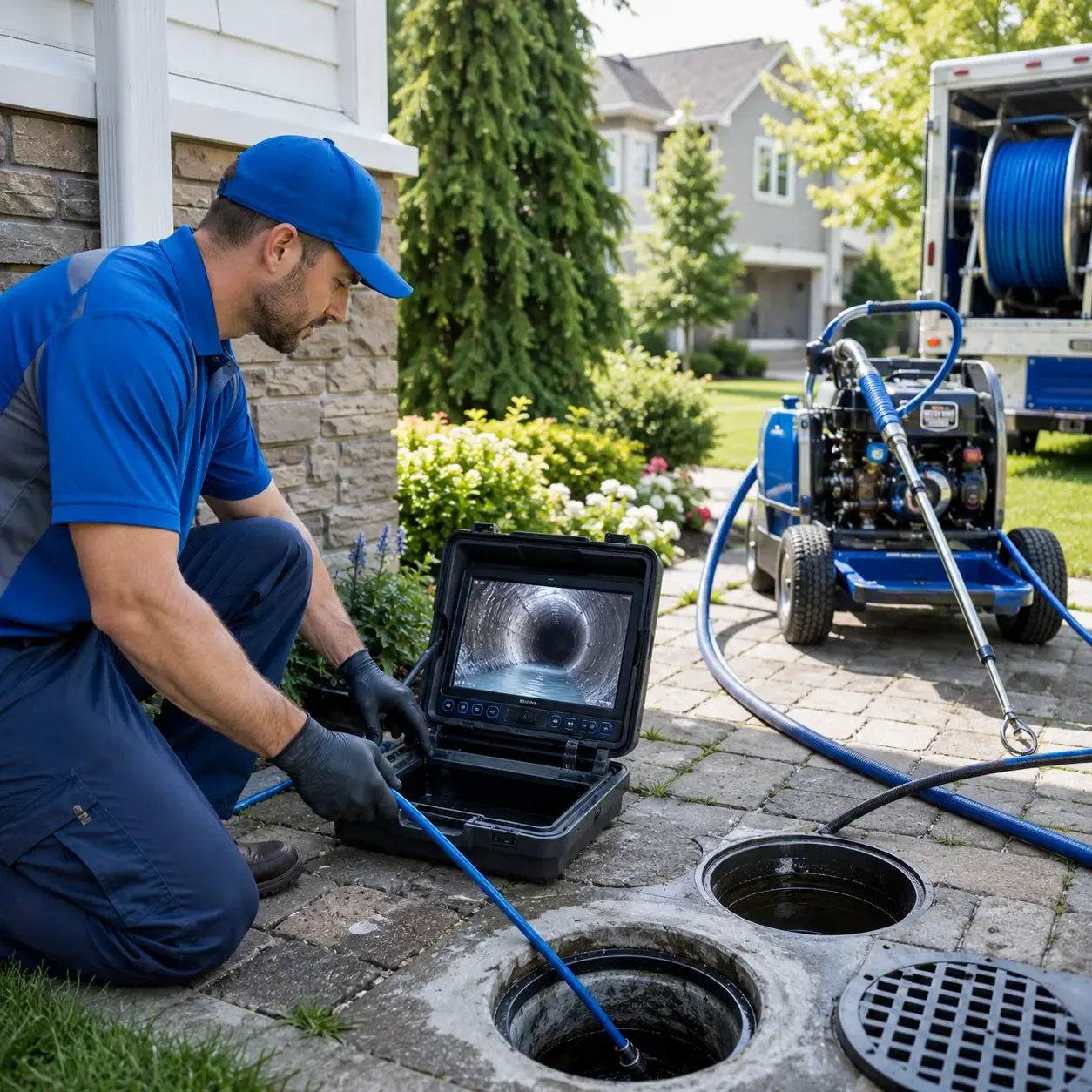 Outdoor drain cleaning professionals serving Winburne, PA