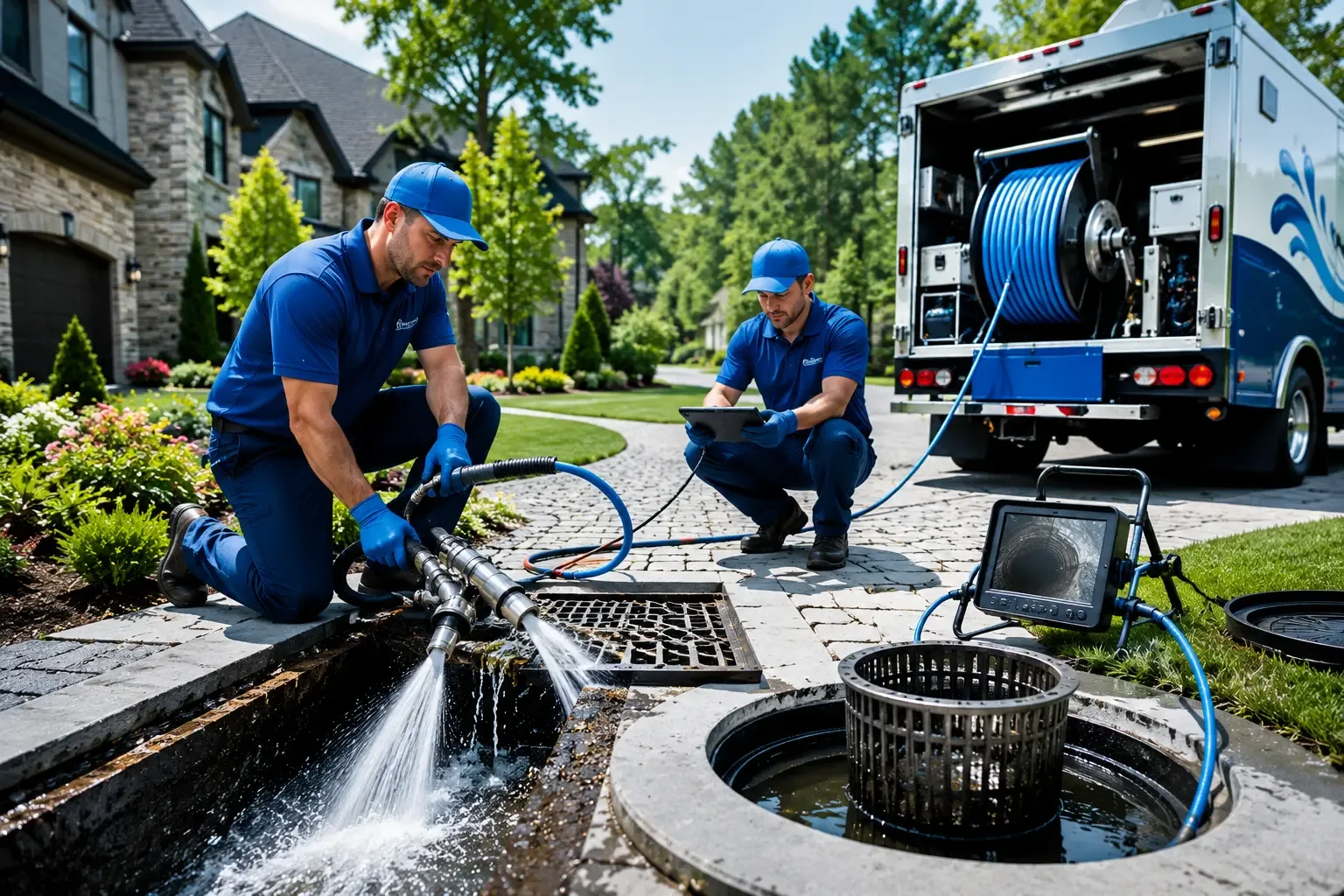 Local outdoor drain cleaning professionals in Winburne, PA